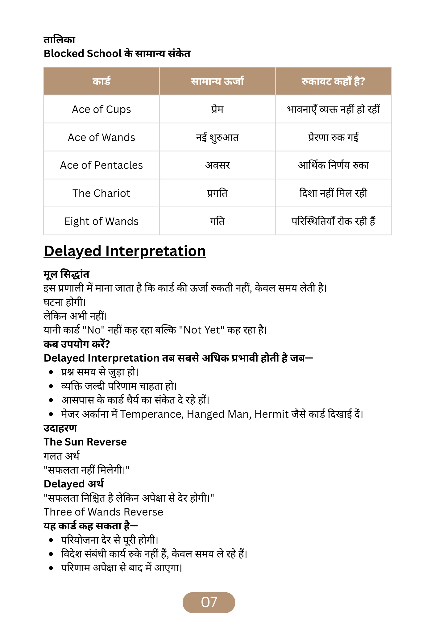 हर रिवर्सल का अलग मनोविज्ञान