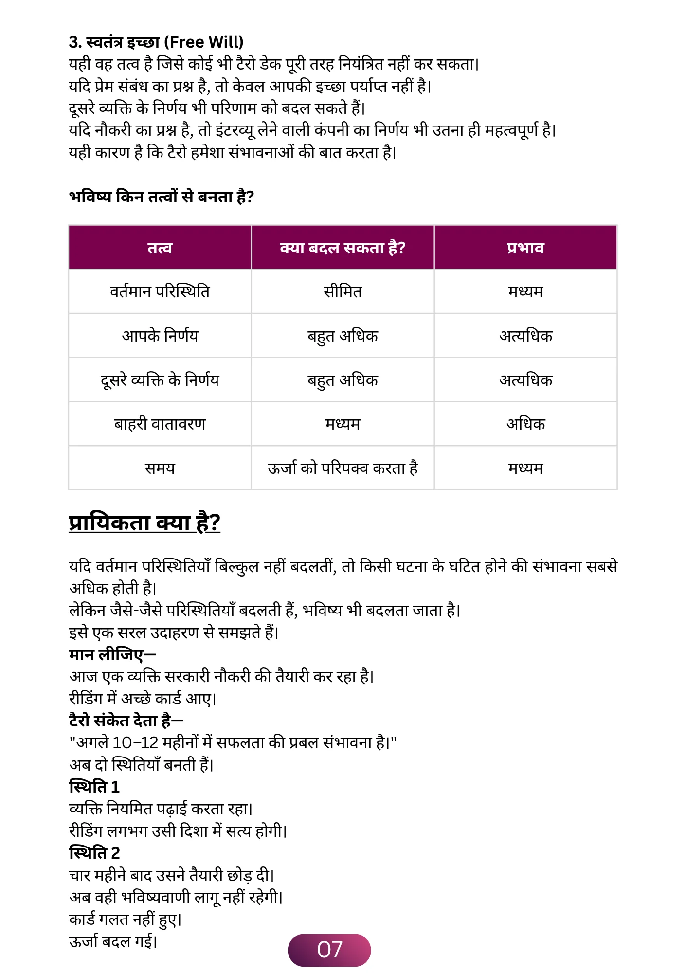 तत्व व अंक आधारित समय गणना